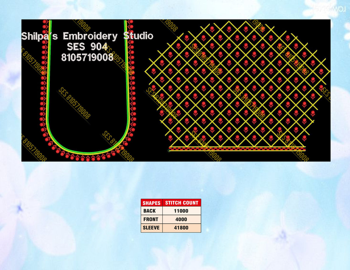 Embroidery Designs 901-1000 Series