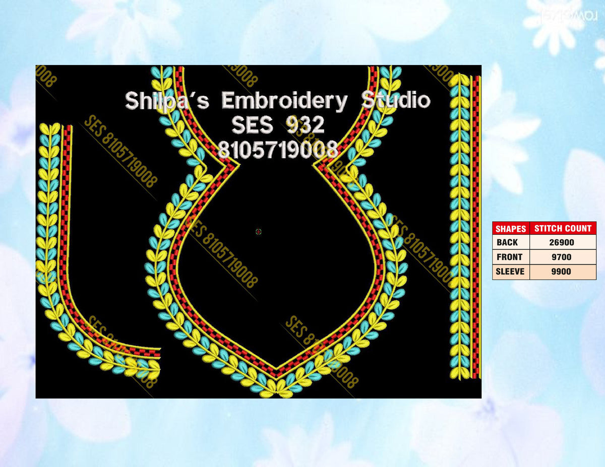 Embroidery Designs 901-1000 Series