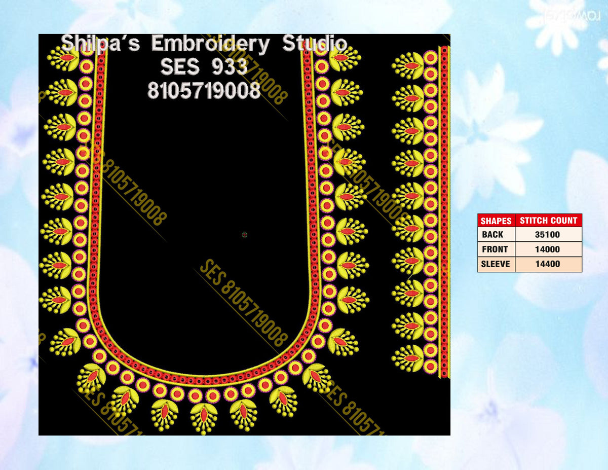 Embroidery Designs 901-1000 Series