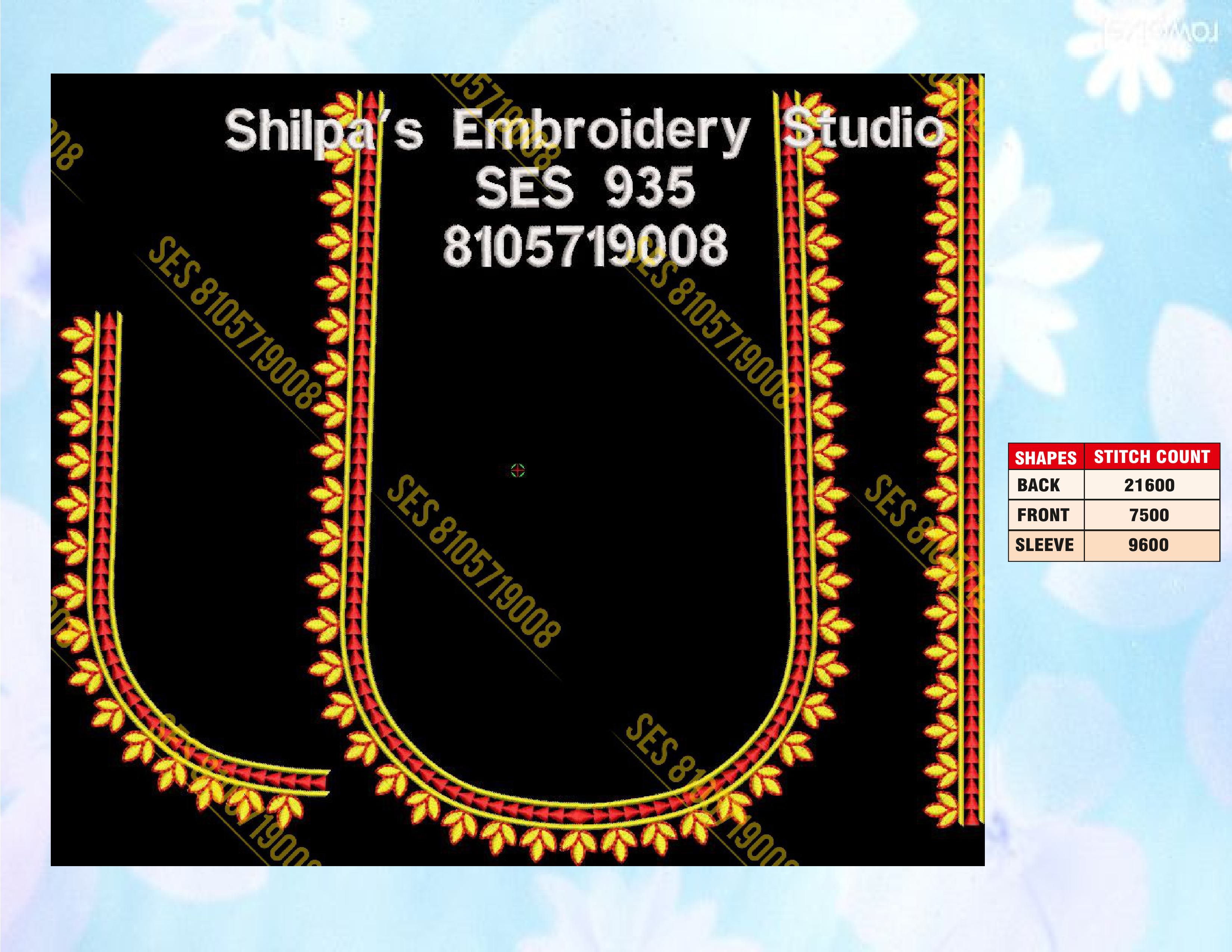 Embroidery Designs 901-1000 Series