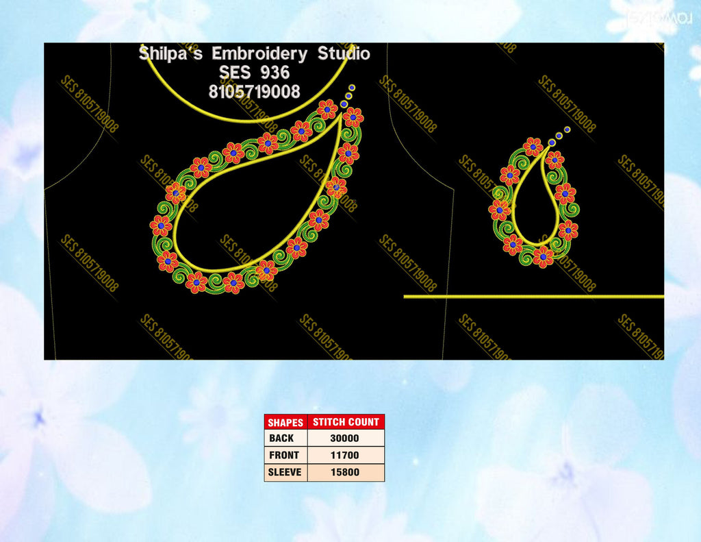 Embroidery Designs 901-1000 Series