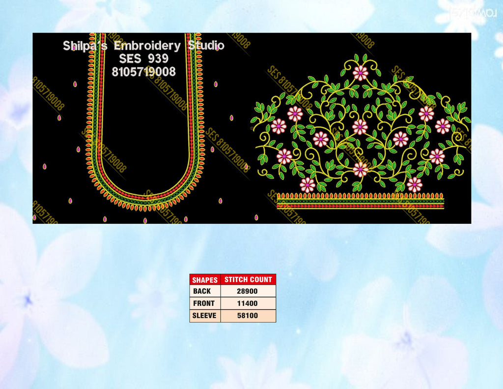 Embroidery Designs 901-1000 Series