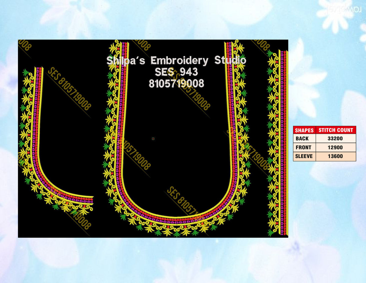 Embroidery Designs 901-1000 Series
