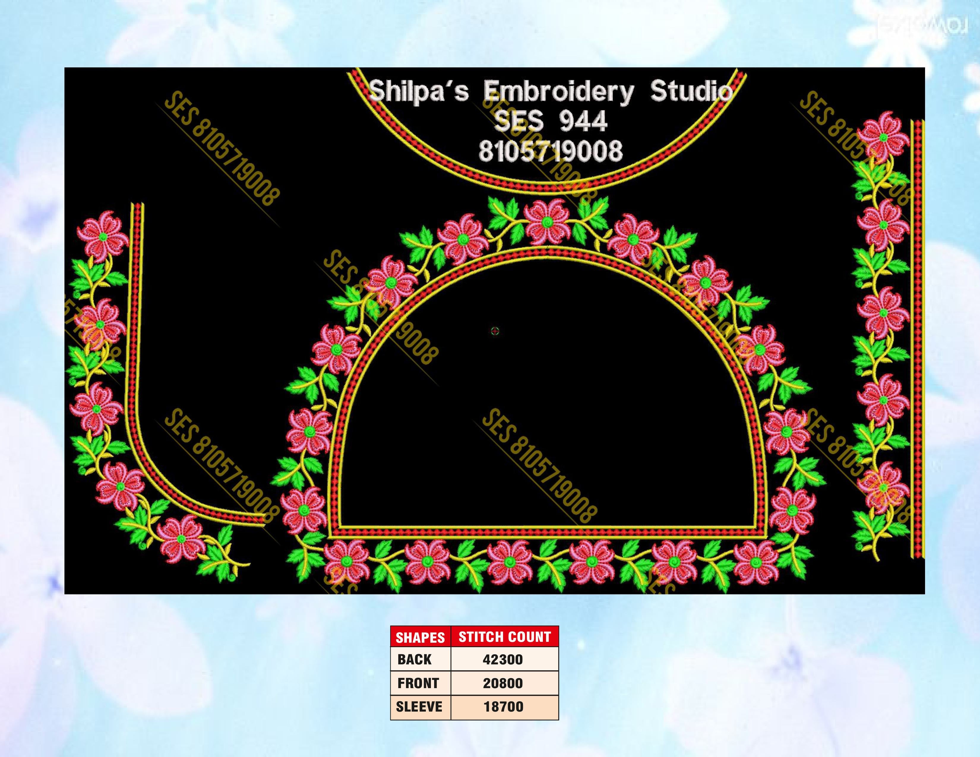 Embroidery Designs 901-1000 Series