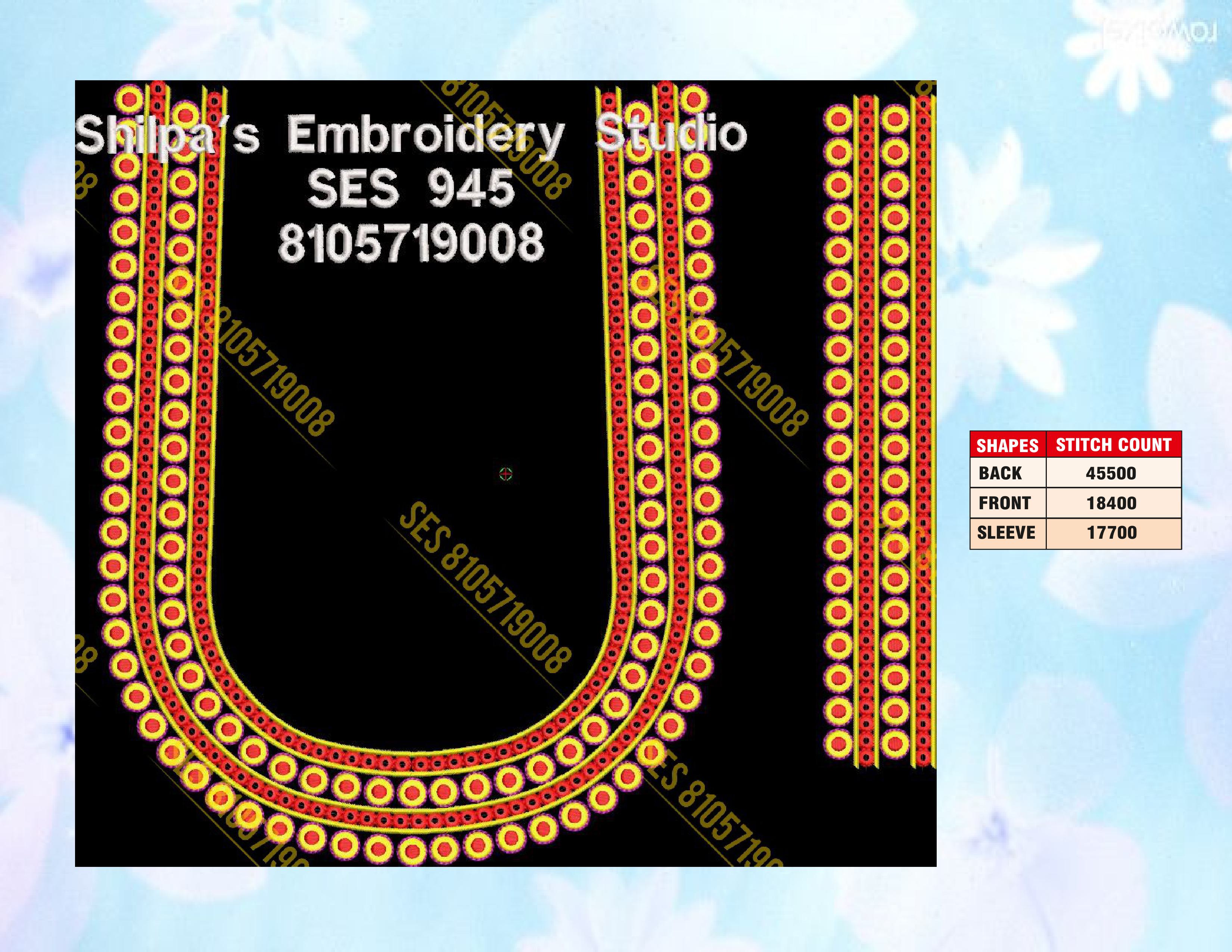 Embroidery Designs 901-1000 Series