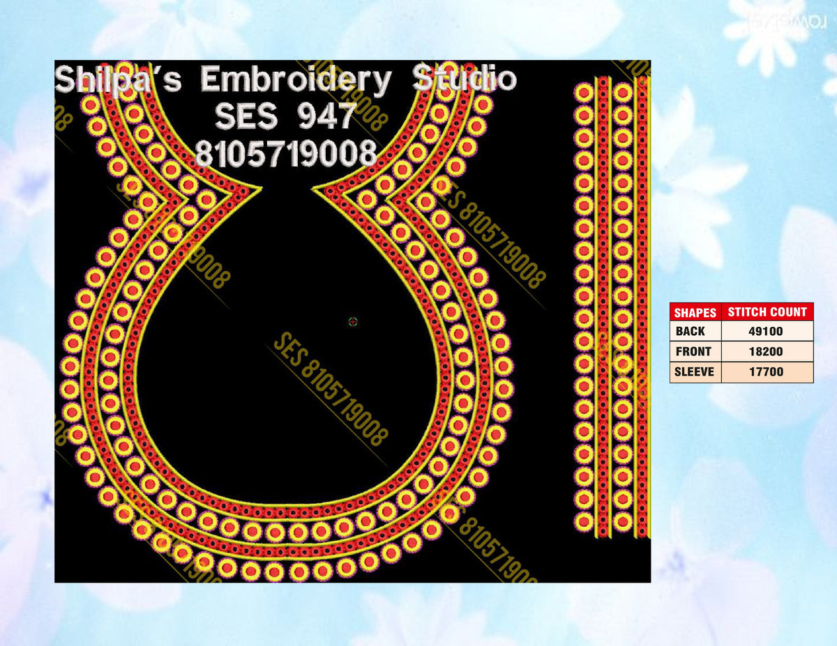 Embroidery Designs 901-1000 Series
