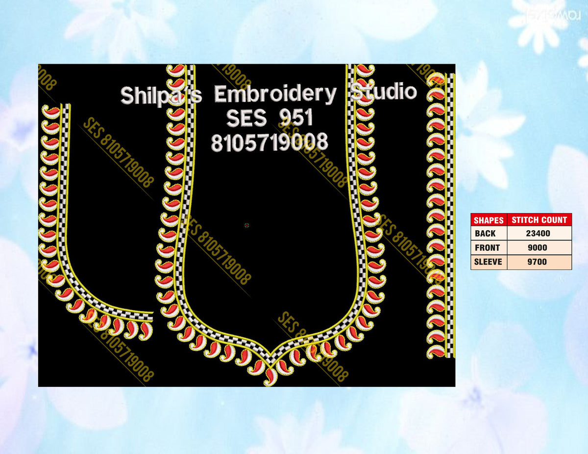 Embroidery Designs 901-1000 Series
