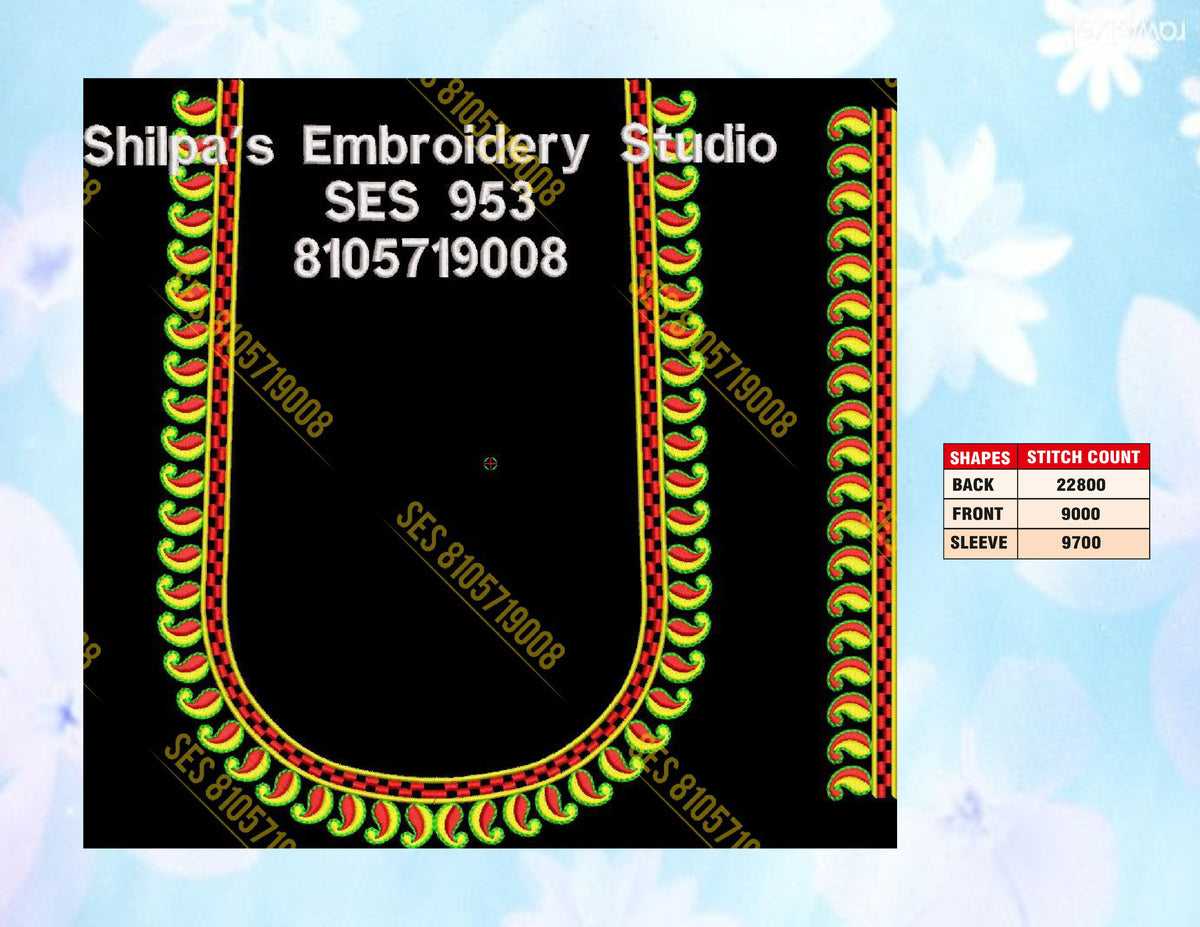 Embroidery Designs 901-1000 Series
