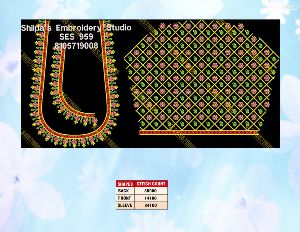 Embroidery Designs 901-1000 Series