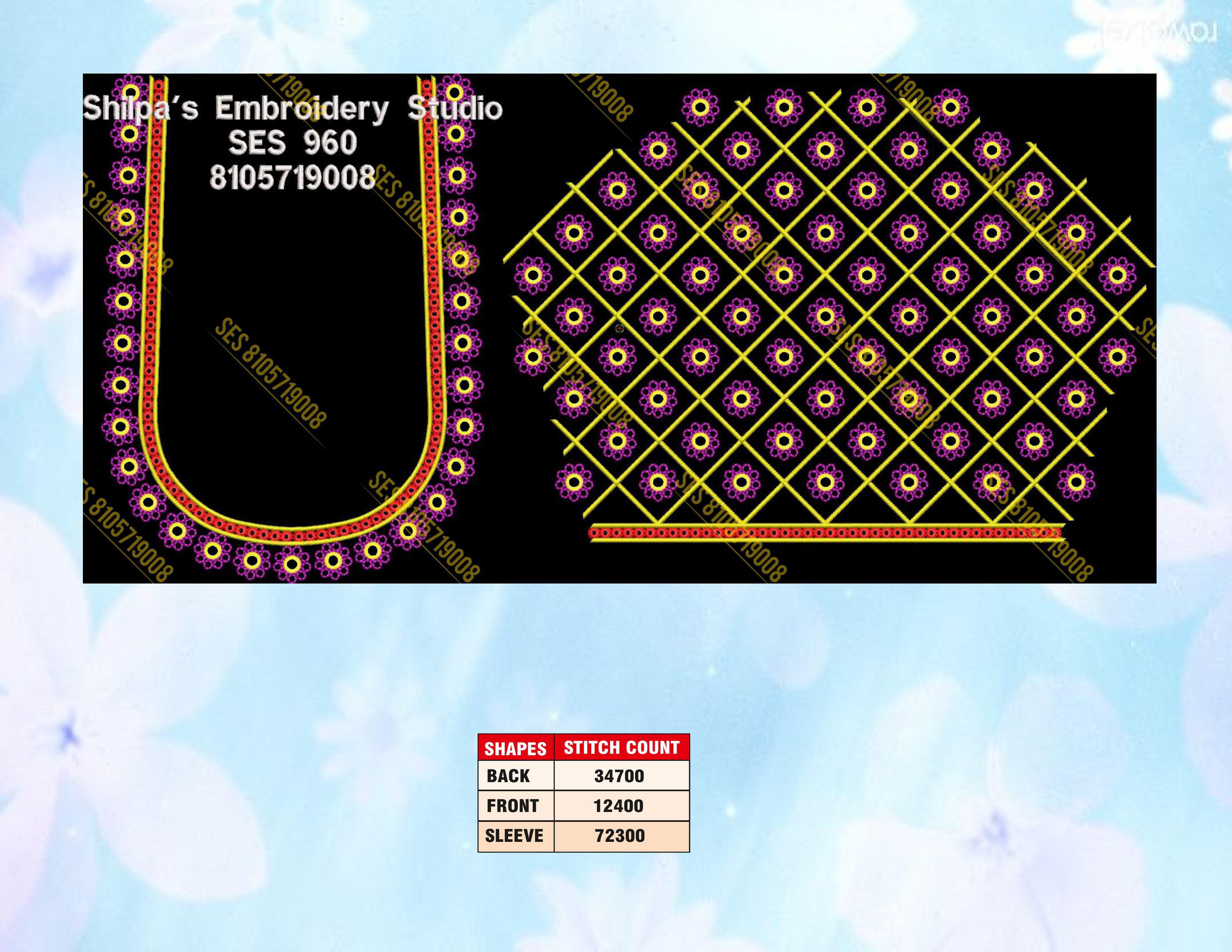 Embroidery Designs 901-1000 Series