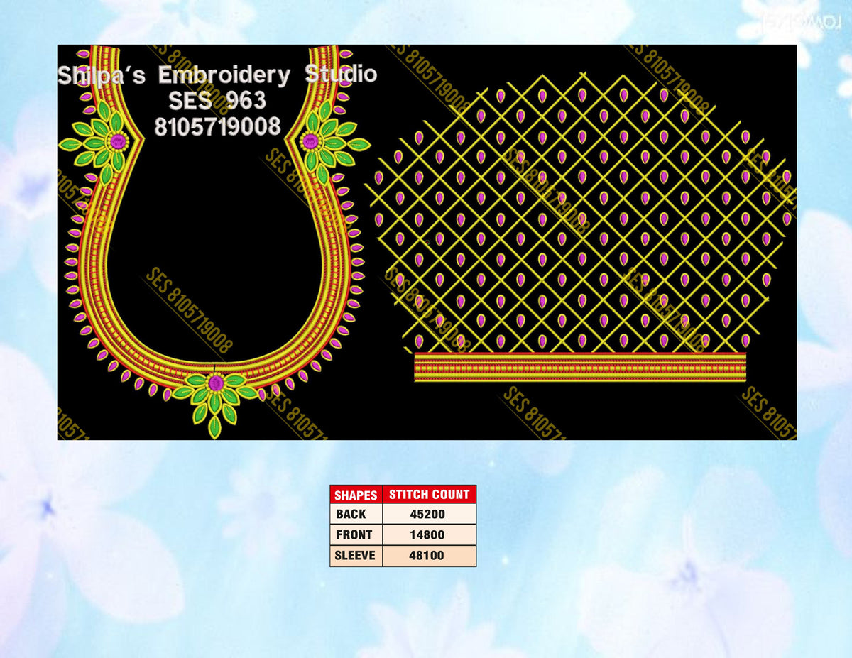 Embroidery Designs 901-1000 Series