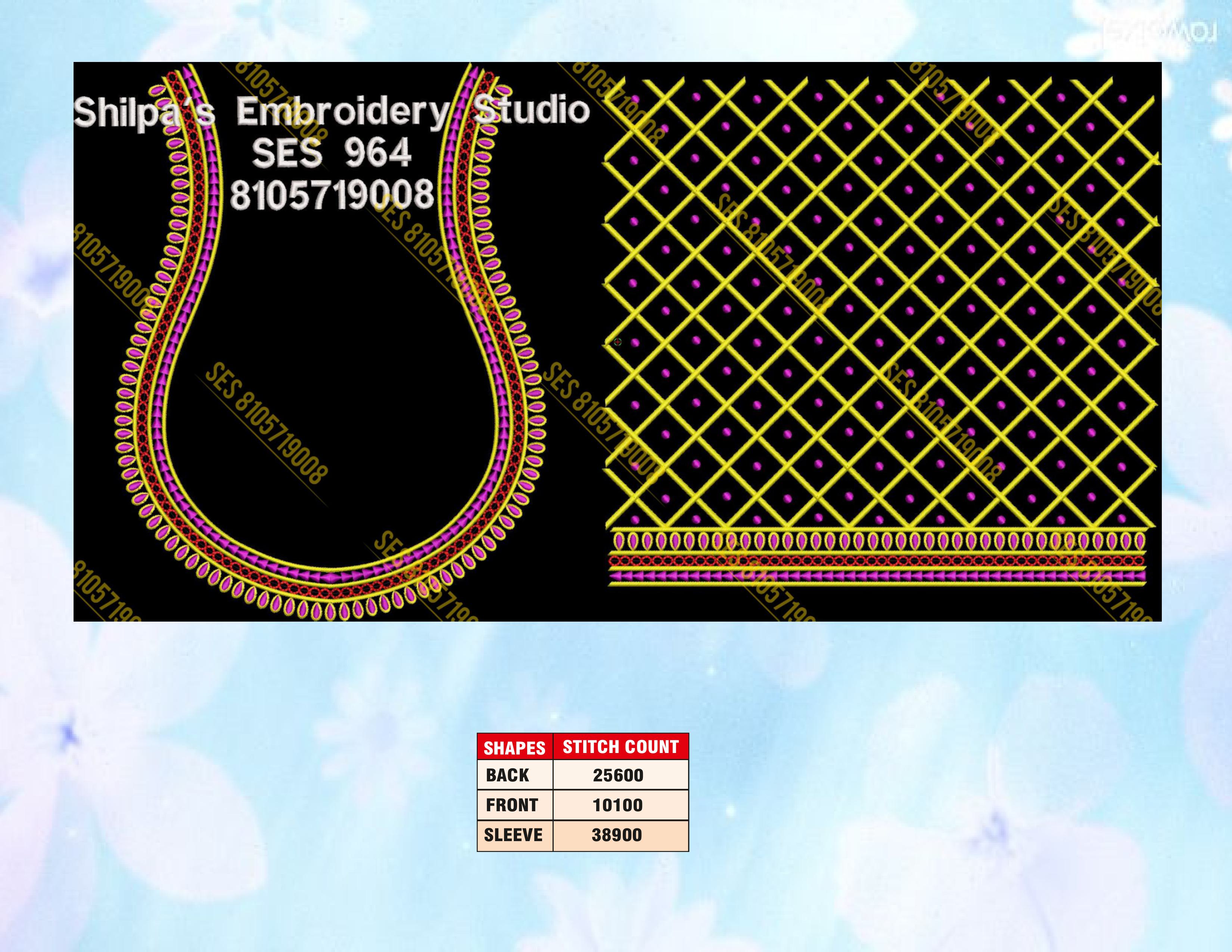 Embroidery Designs 901-1000 Series