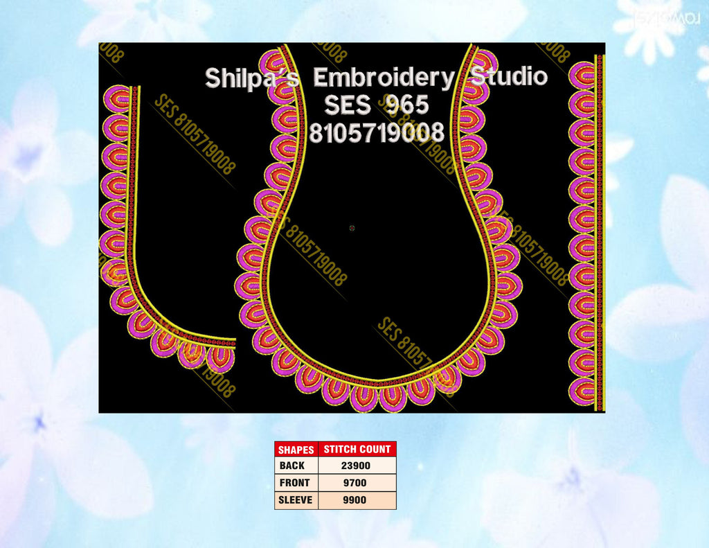 Embroidery Designs 901-1000 Series