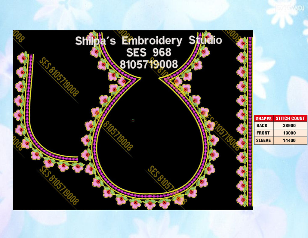 Embroidery Designs 901-1000 Series