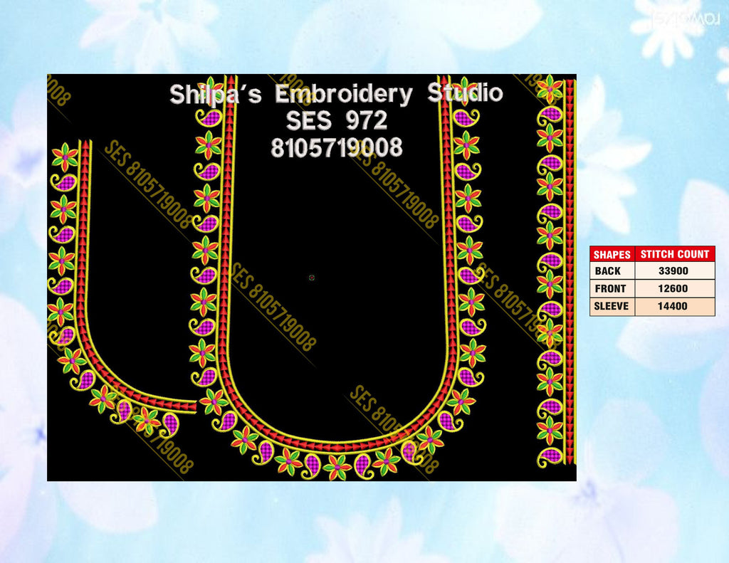 Embroidery Designs 901-1000 Series