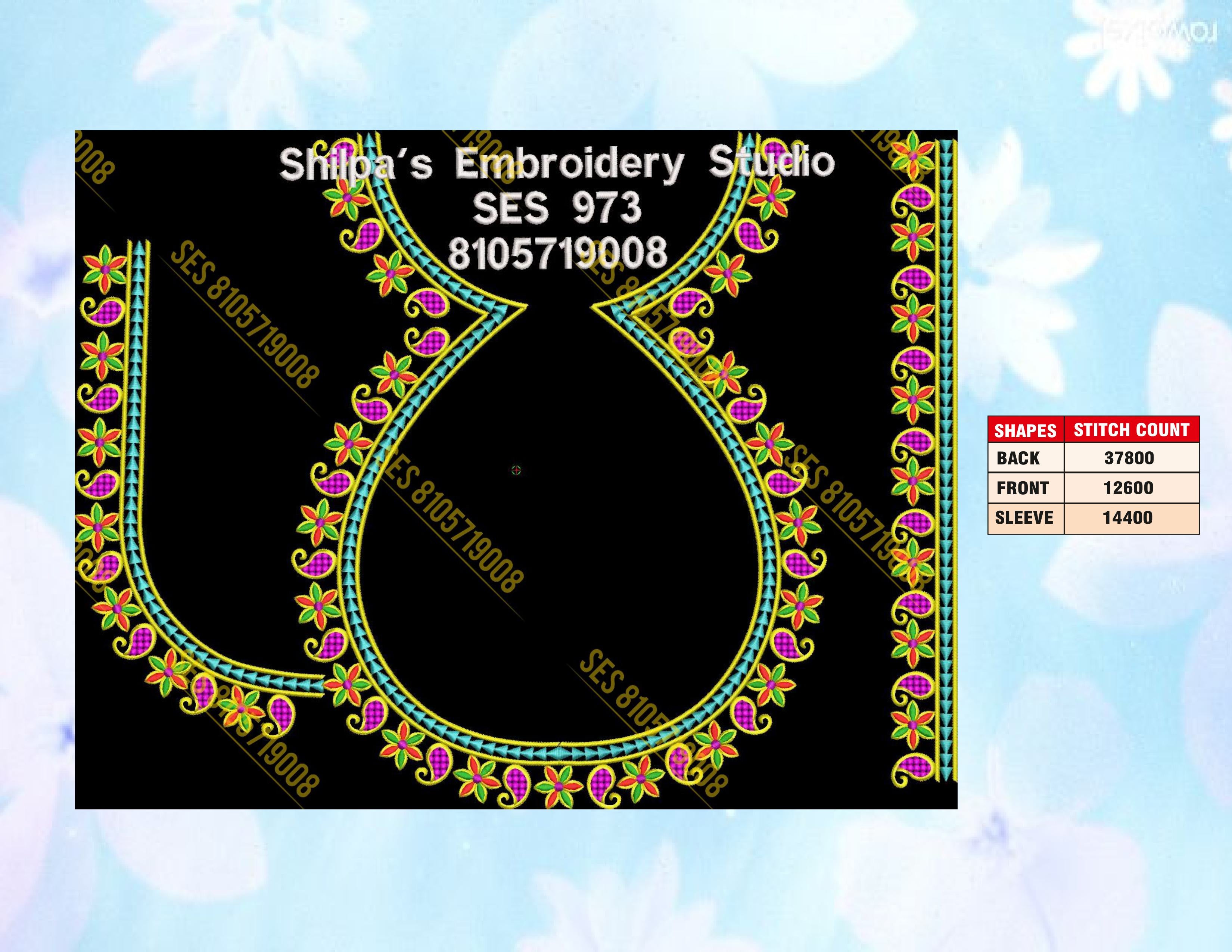 Embroidery Designs 901-1000 Series