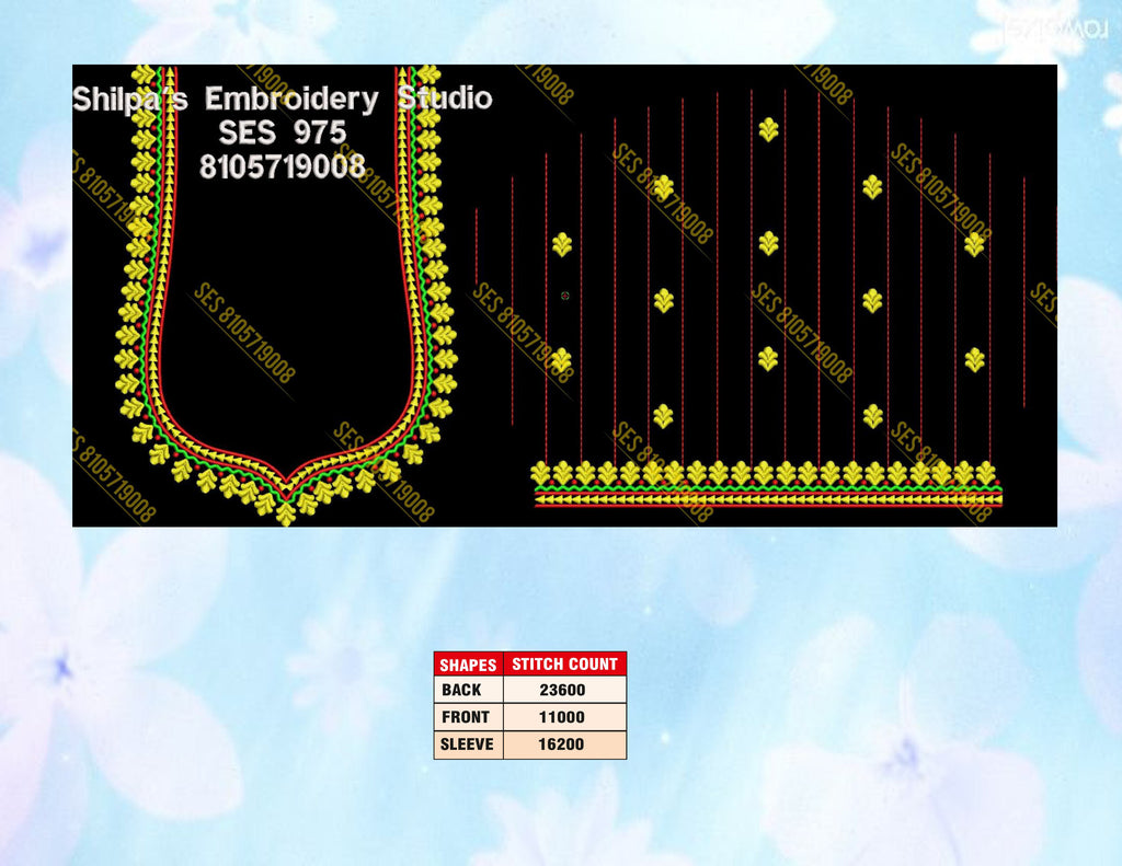 Embroidery Designs 901-1000 Series