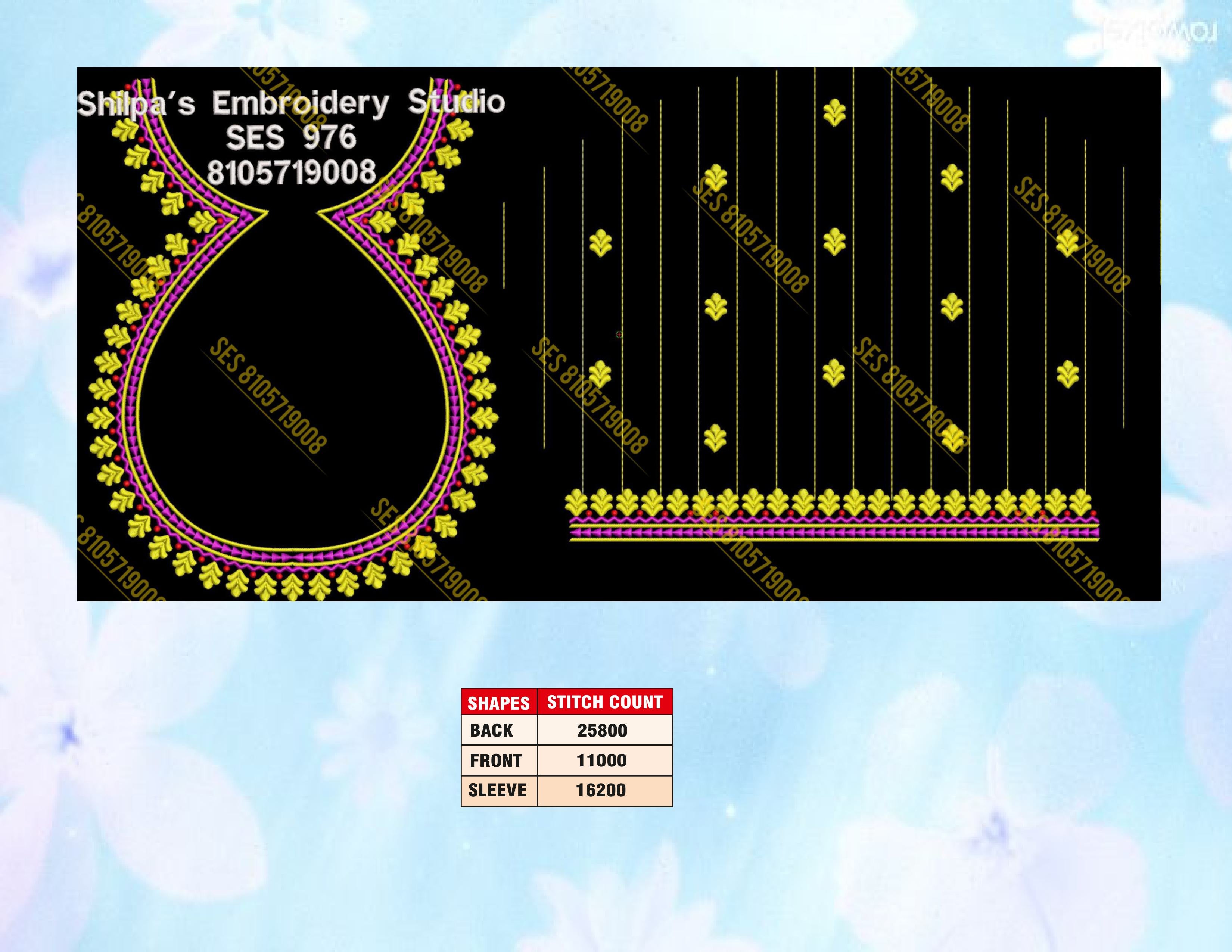 Embroidery Designs 901-1000 Series