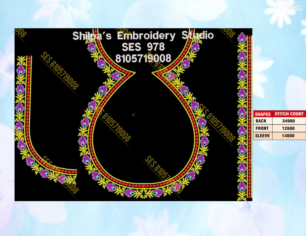 Embroidery Designs 901-1000 Series