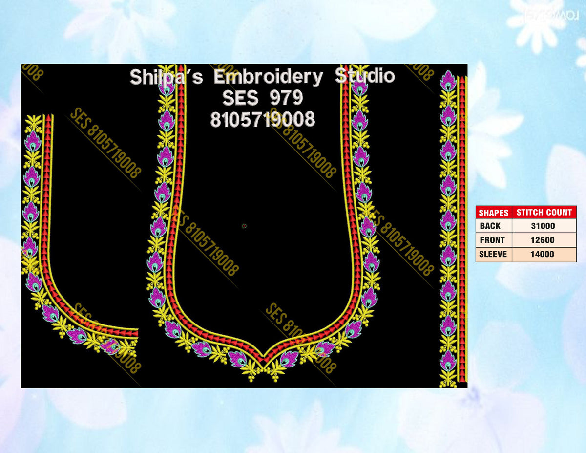 Embroidery Designs 901-1000 Series