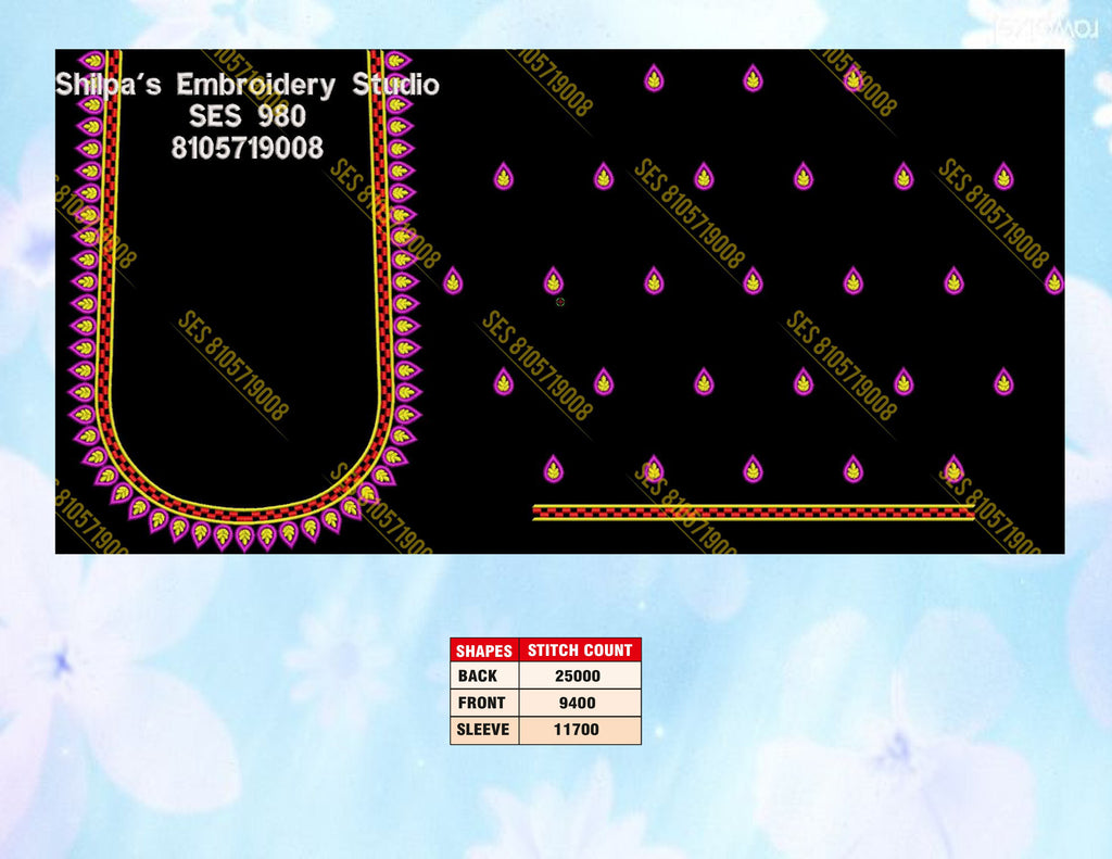 Embroidery Designs 901-1000 Series