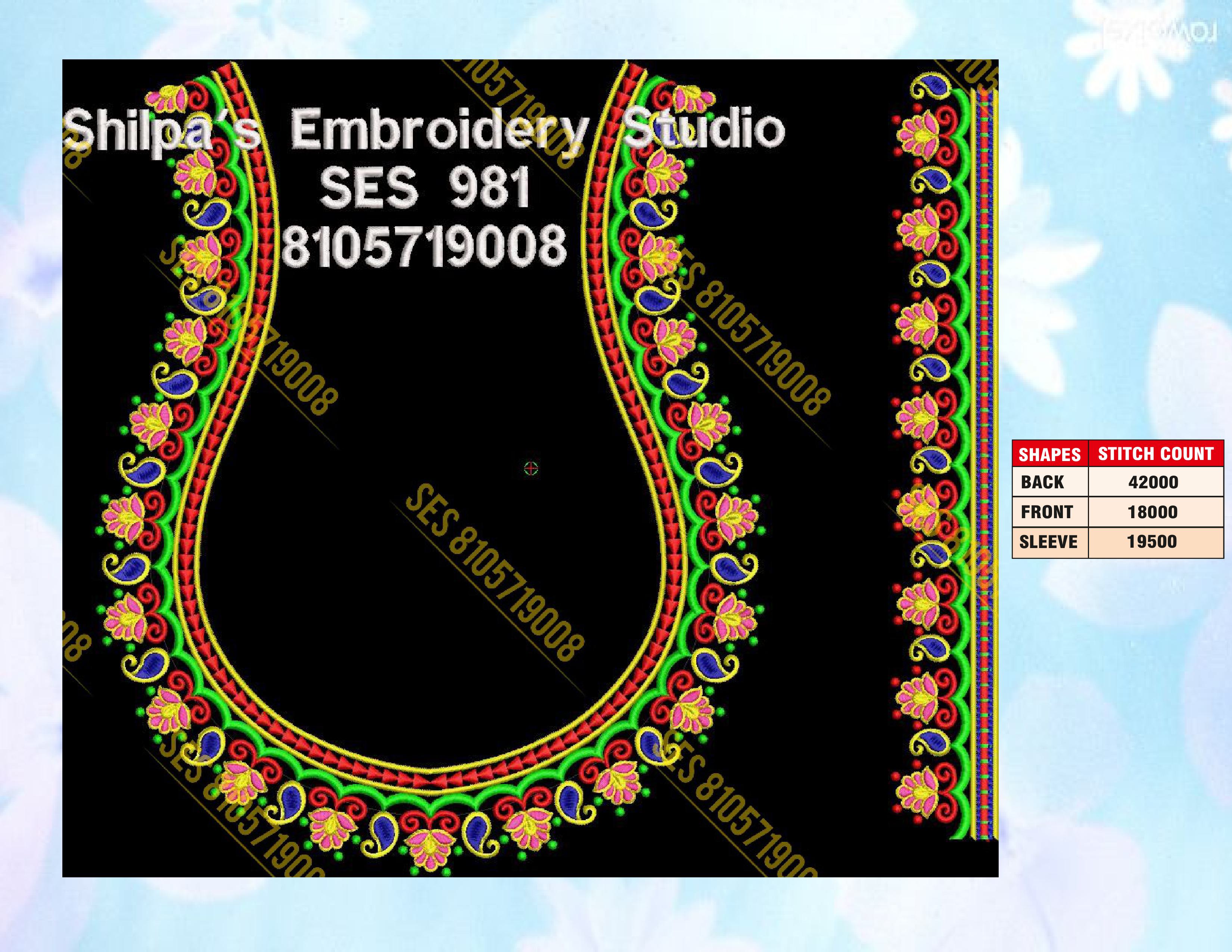 Embroidery Designs 901-1000 Series