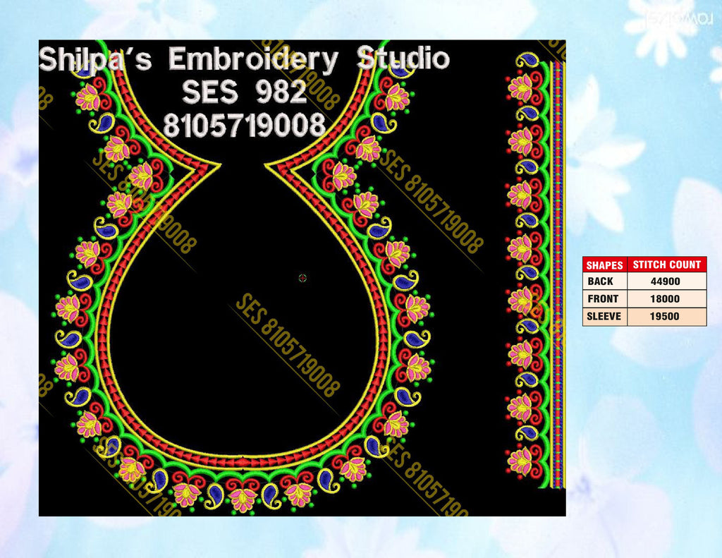 Embroidery Designs 901-1000 Series
