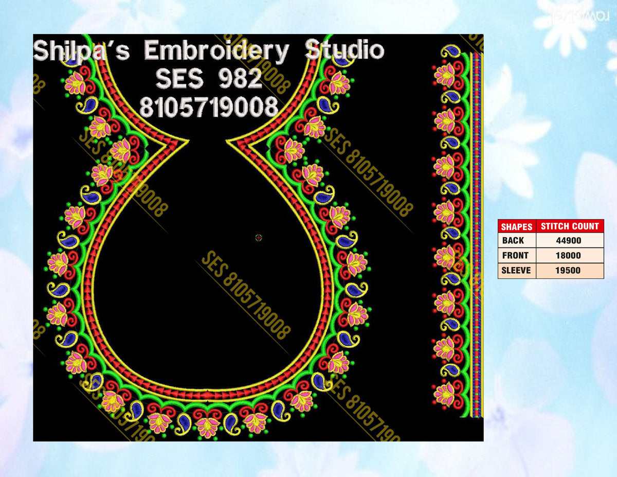 Embroidery Designs 901-1000 Series