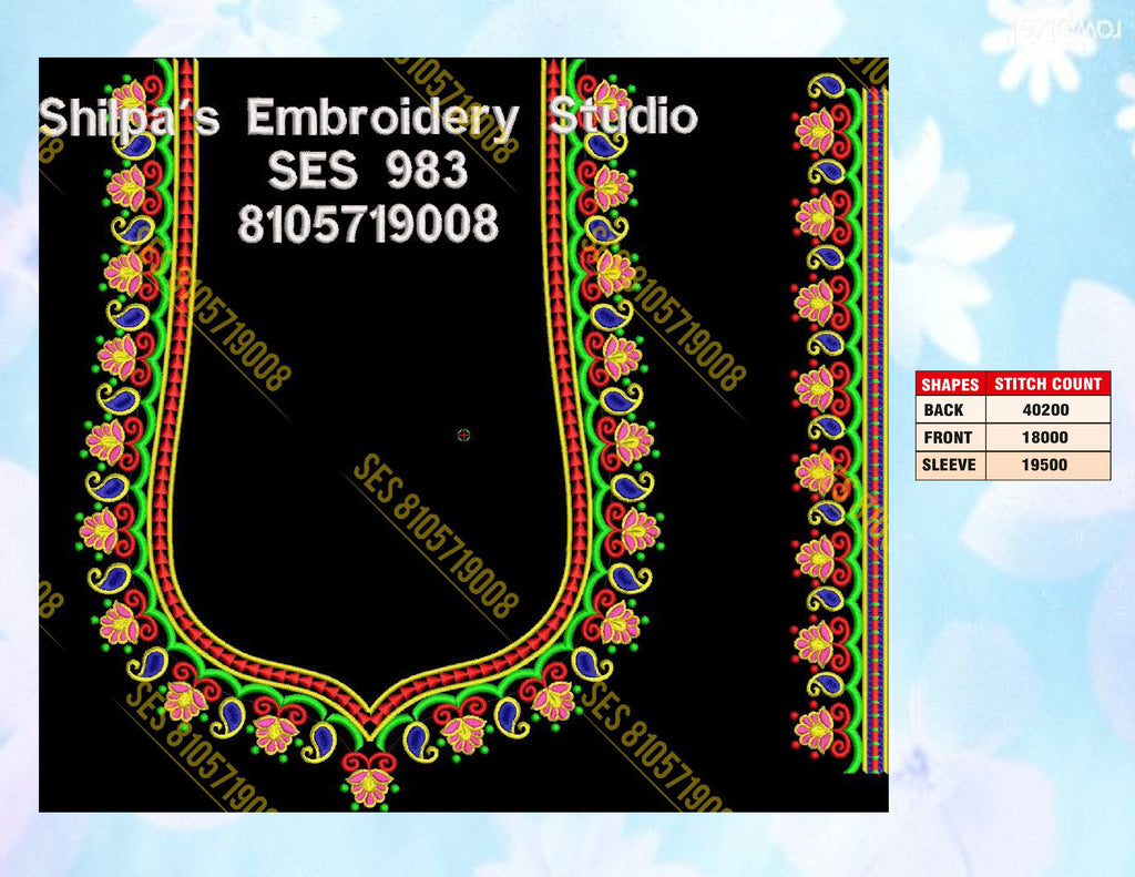 Embroidery Designs 901-1000 Series