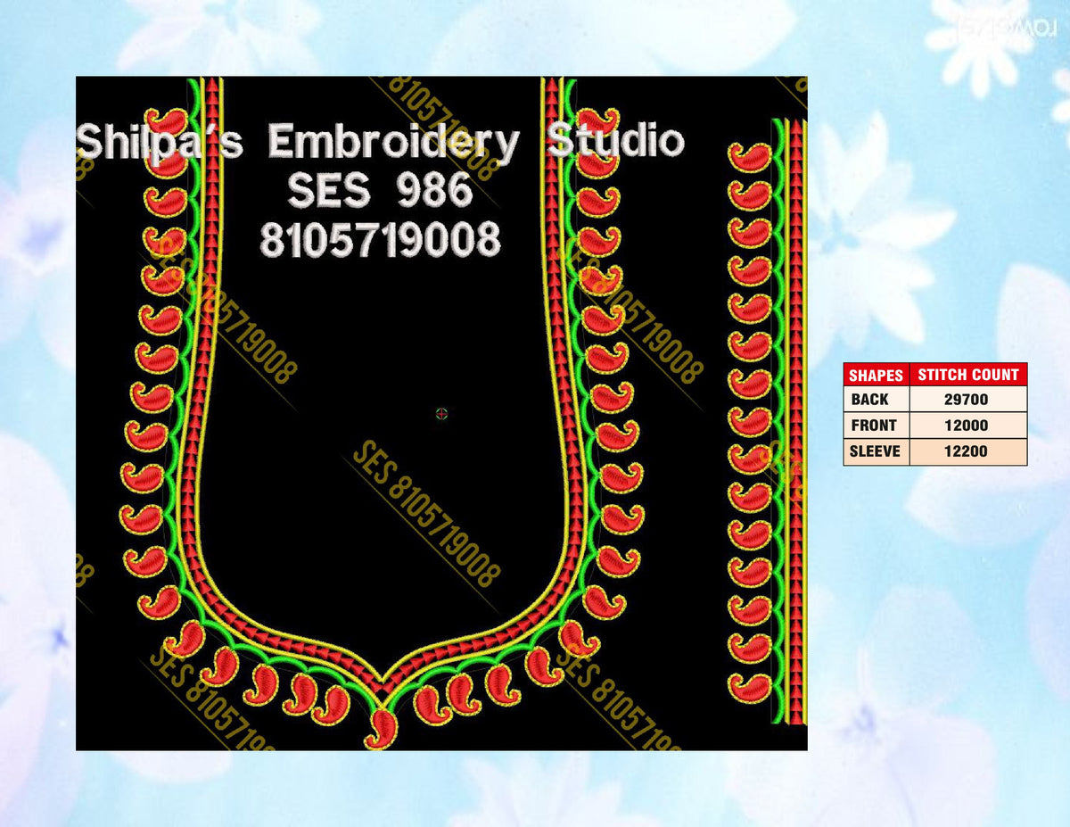 Embroidery Designs 901-1000 Series