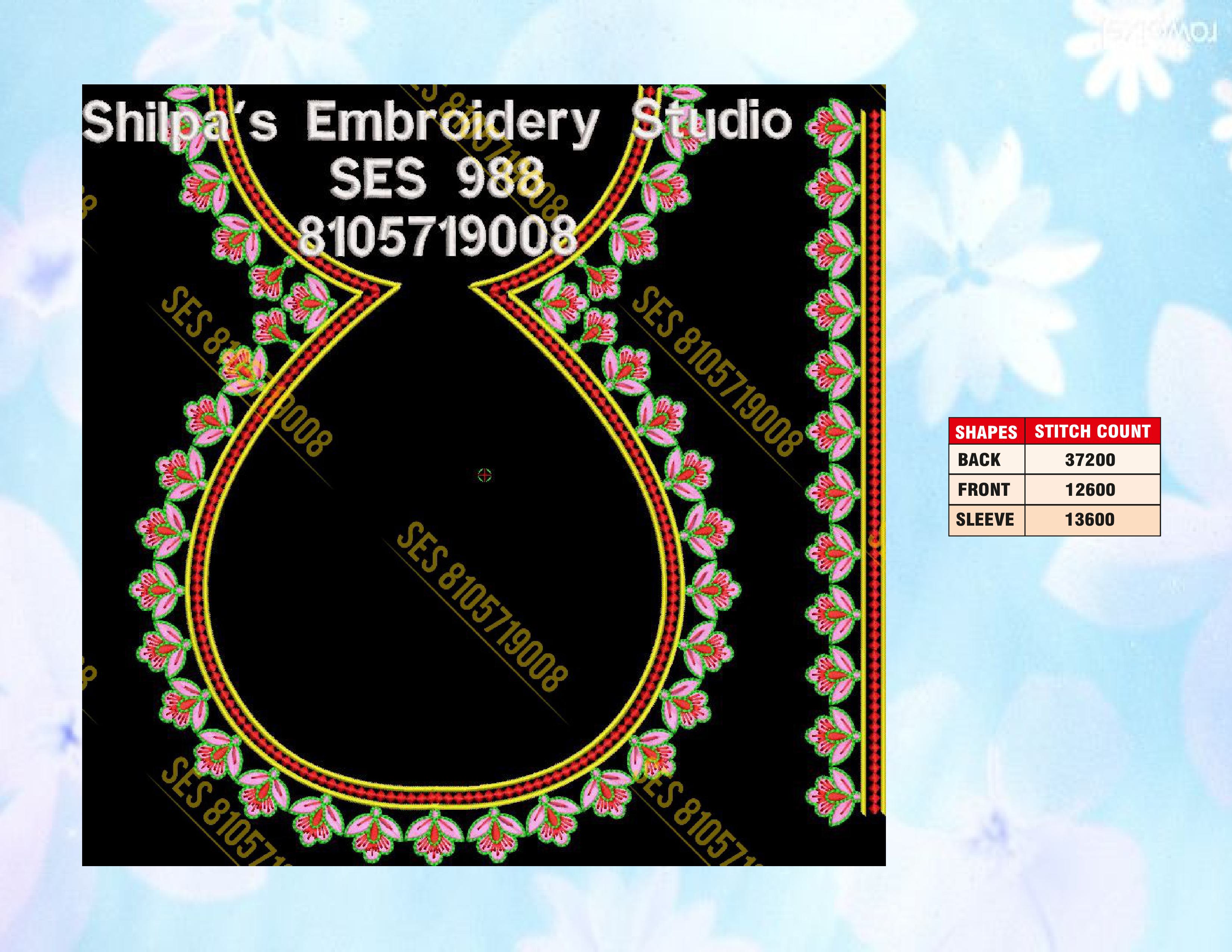 Embroidery Designs 901-1000 Series