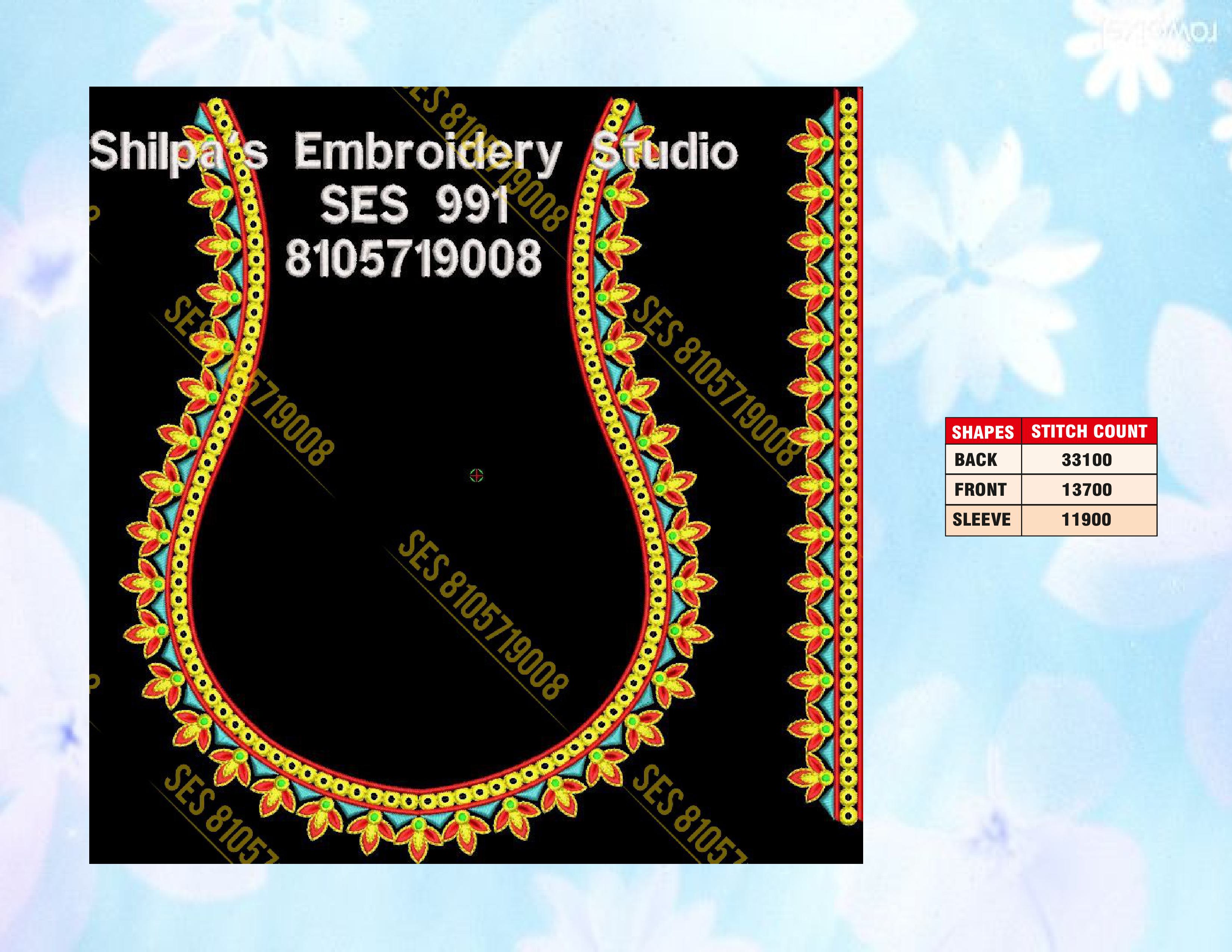 Embroidery Designs 901-1000 Series
