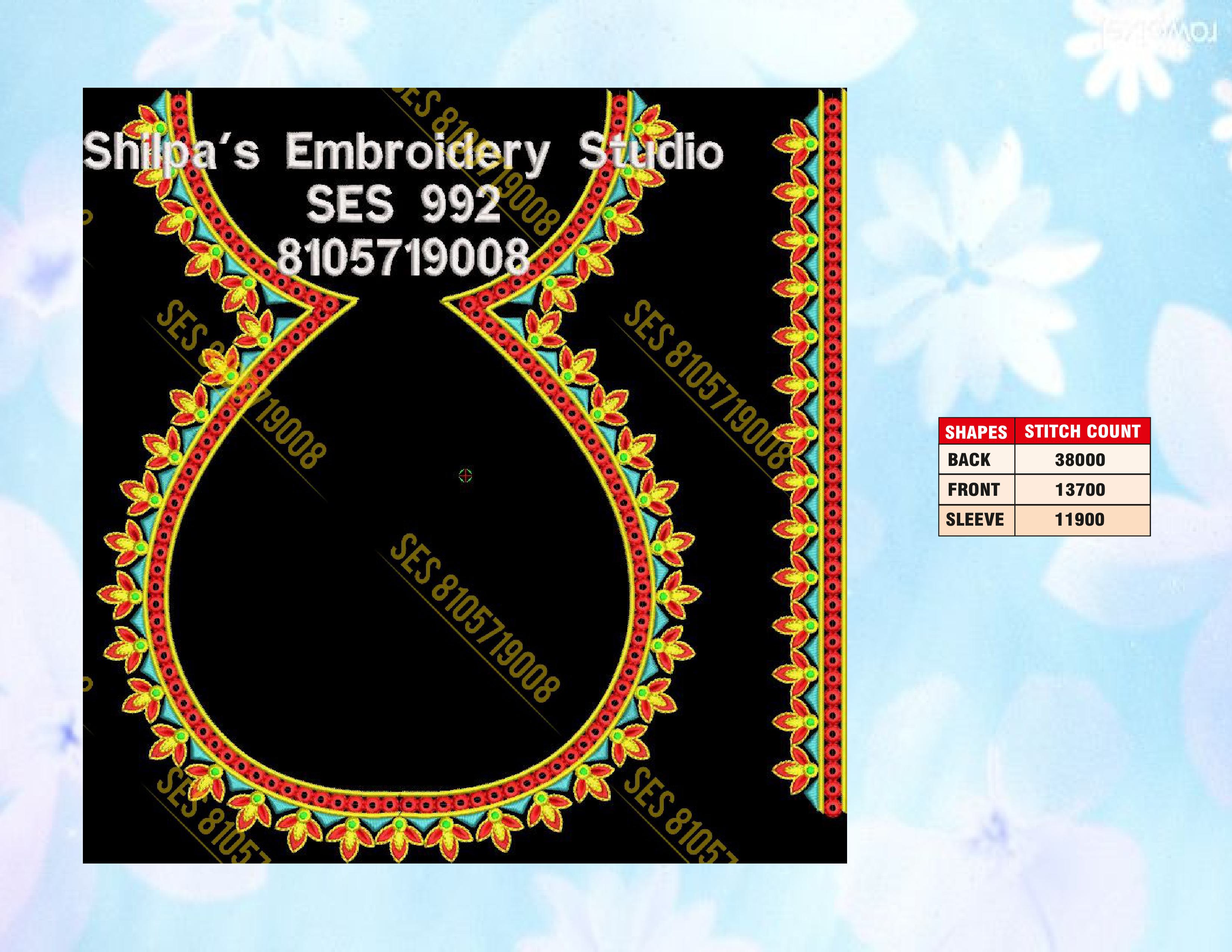 Embroidery Designs 901-1000 Series