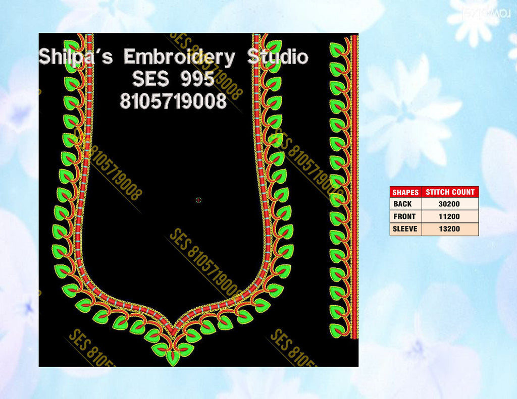 Embroidery Designs 901-1000 Series