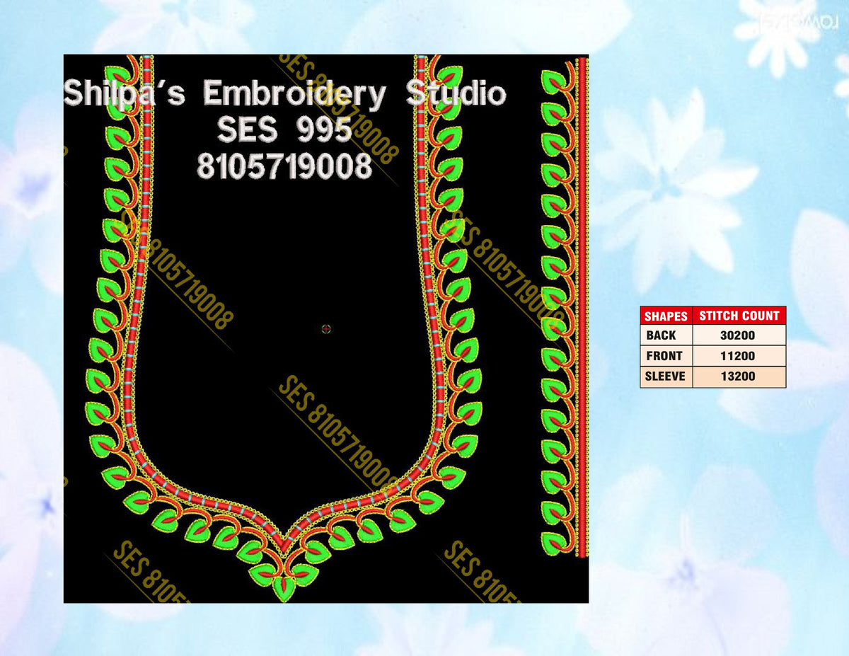 Embroidery Designs 901-1000 Series