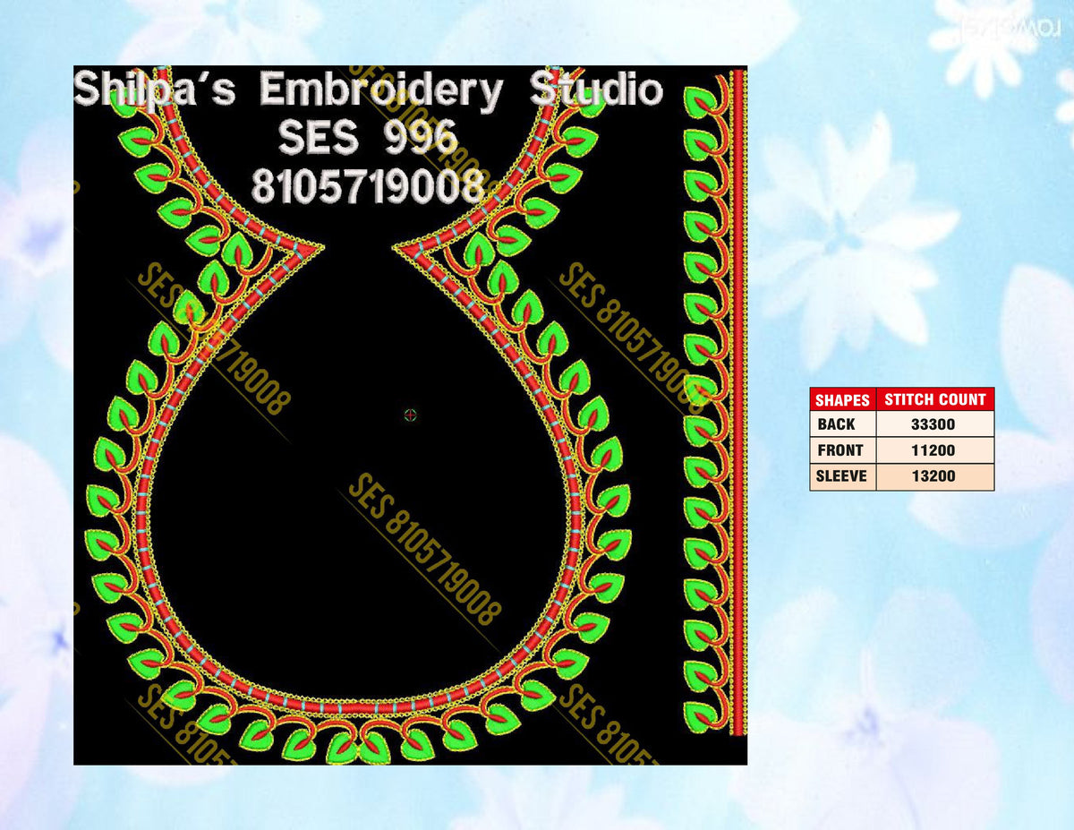 Embroidery Designs 901-1000 Series
