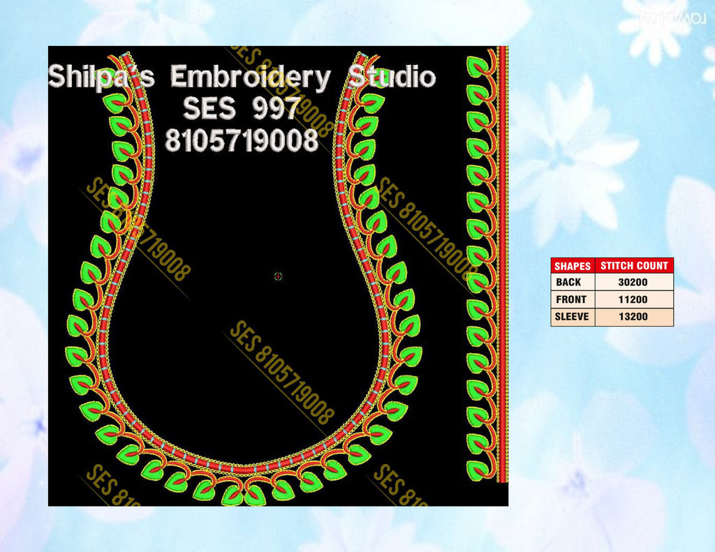 Embroidery Designs 901-1000 Series