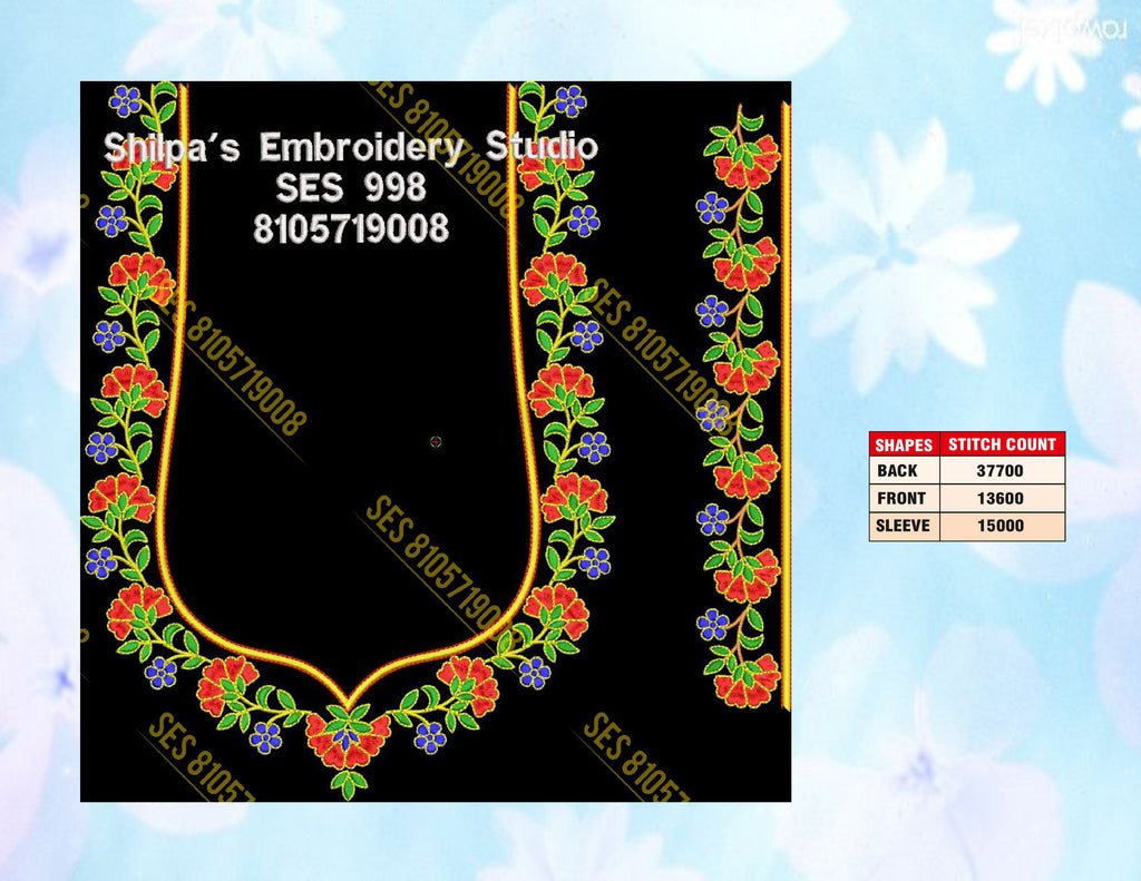 Embroidery Designs 901-1000 Series