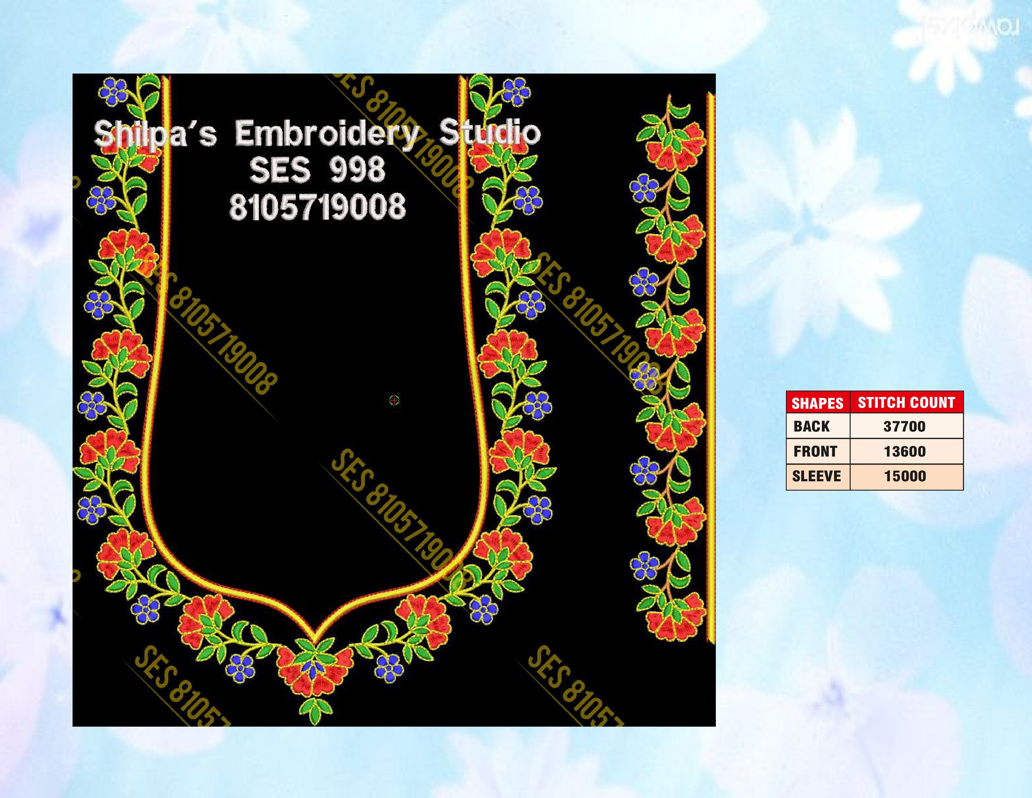 Embroidery Designs 901-1000 Series