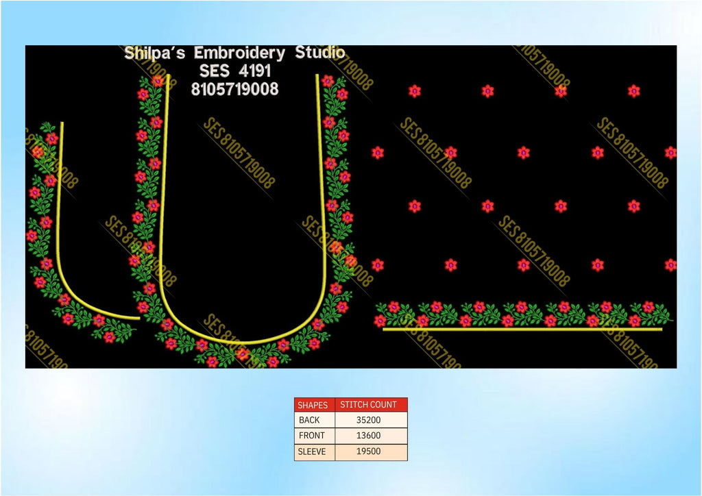 Embroidery Designs 4101-4200 Series
