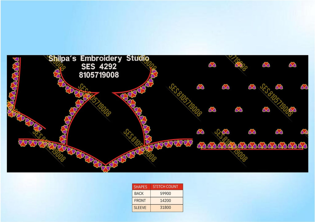Embroidery Designs 4201-4300 Series