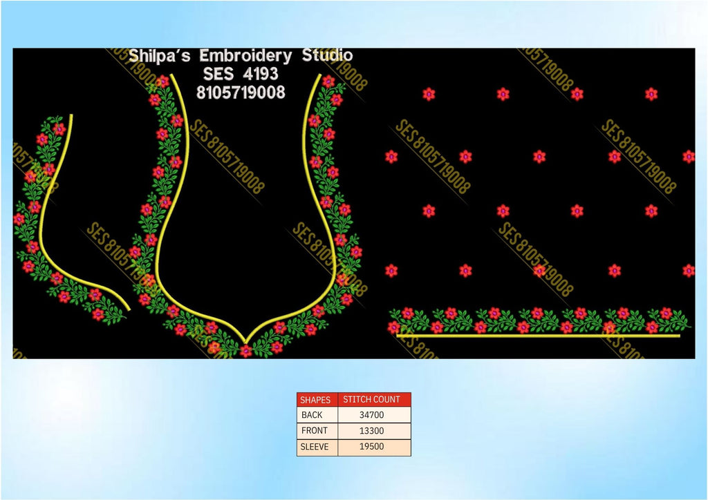 Embroidery Designs 4101-4200 Series