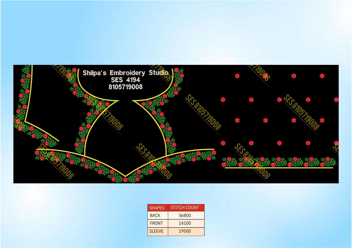 Embroidery Designs 4101-4200 Series
