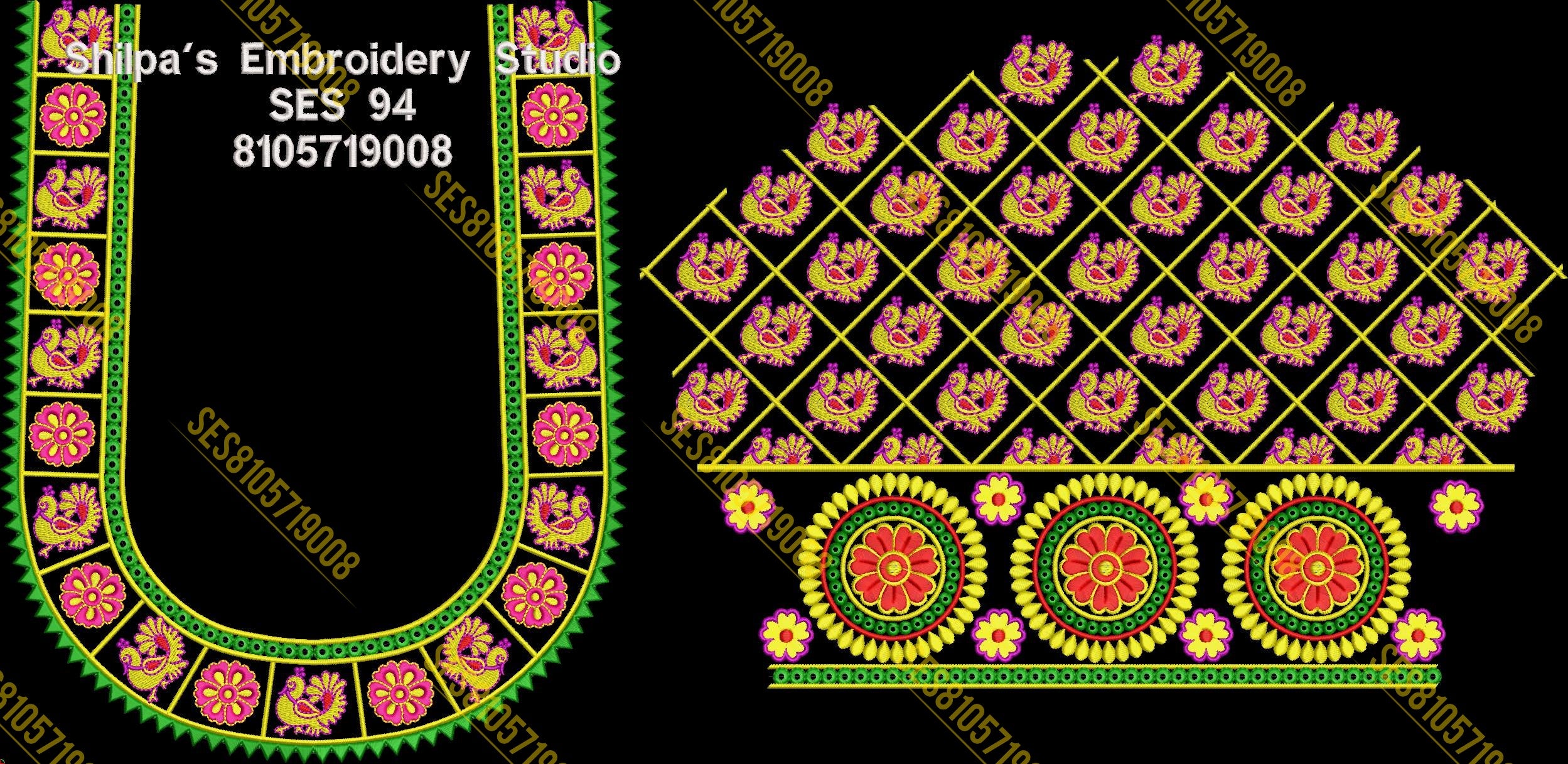 Embroidery Designs 1-100 Series