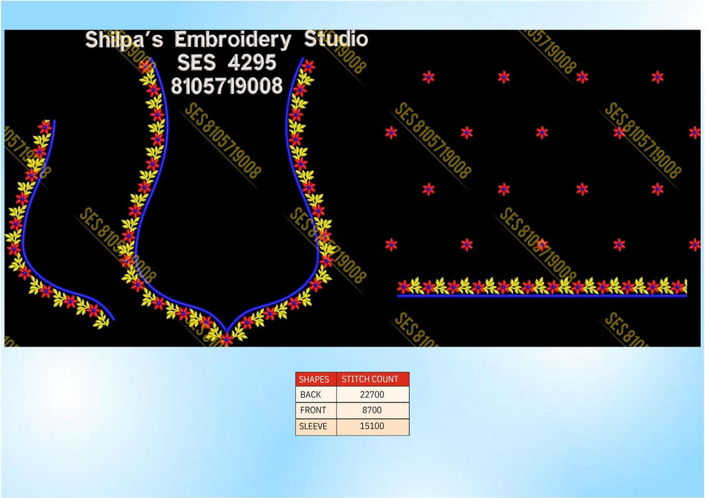 Embroidery Designs 4201-4300 Series