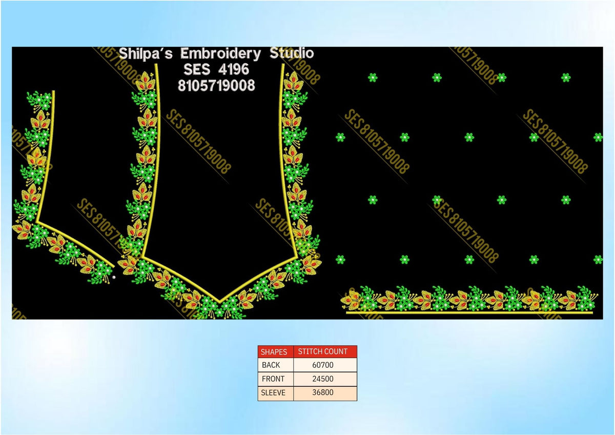 Embroidery Designs 4101-4200 Series