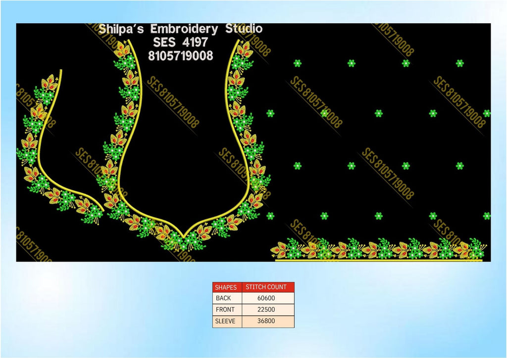 Embroidery Designs 4101-4200 Series