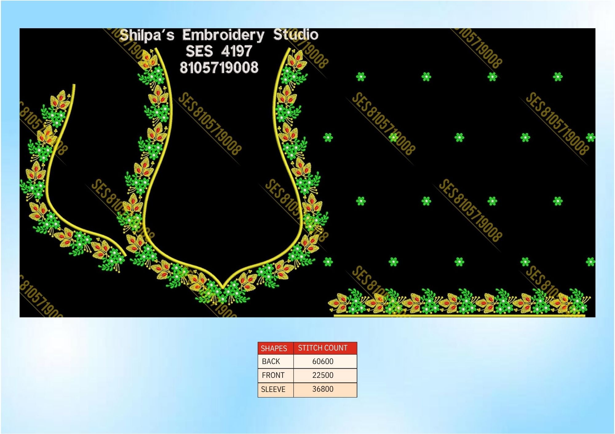 Embroidery Designs 4101-4200 Series