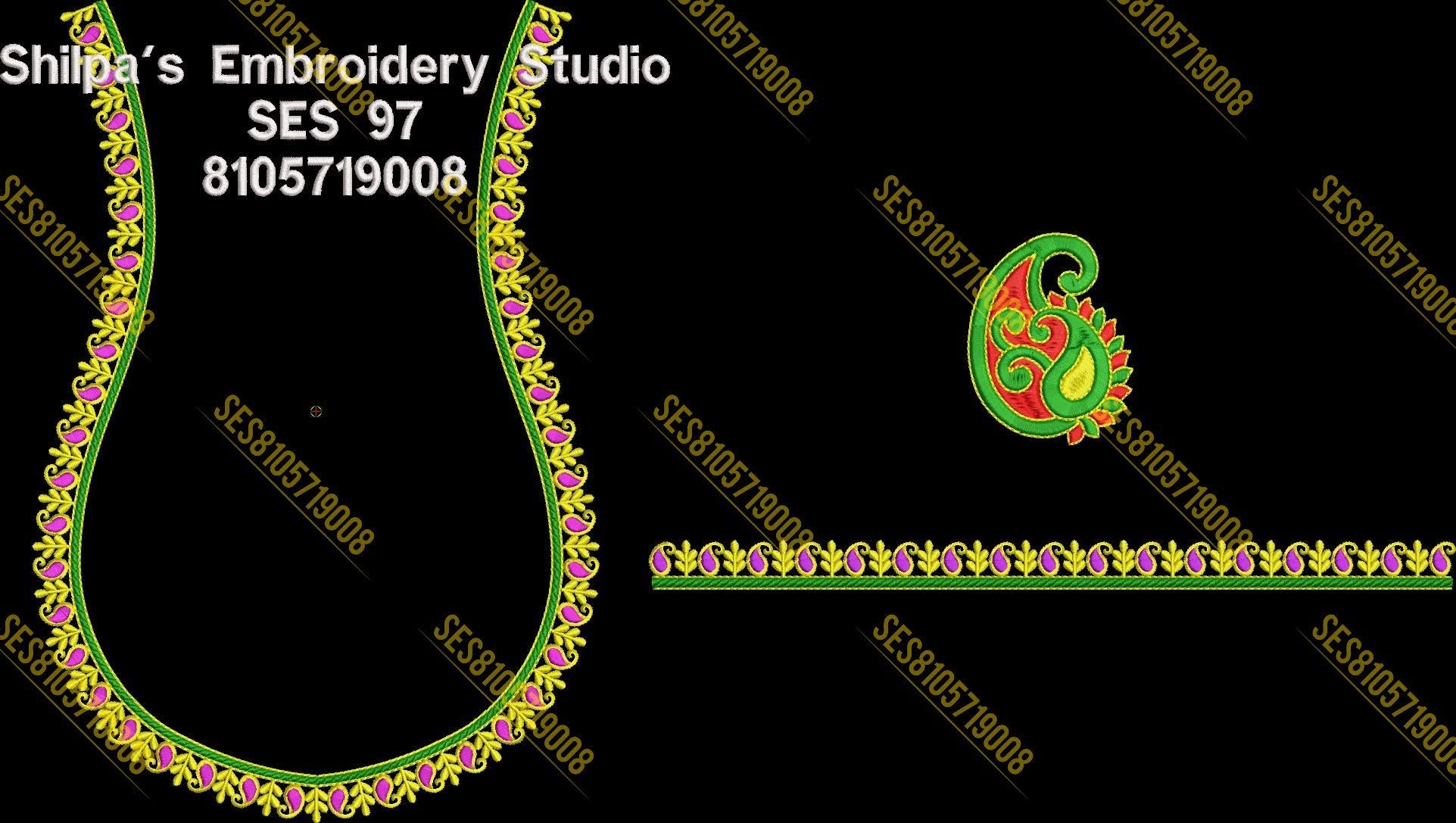 Embroidery Designs 1-100 Series