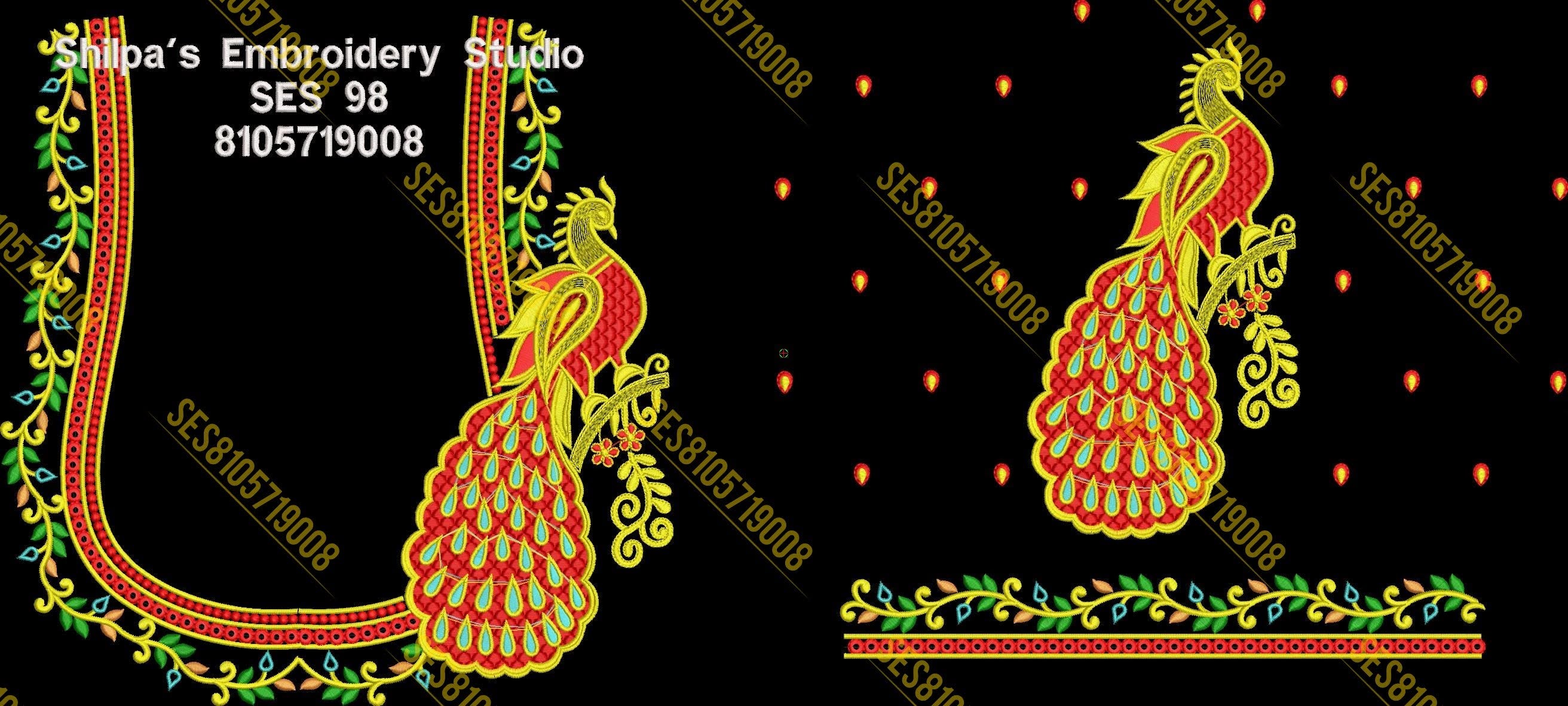 Embroidery Designs 1-100 Series